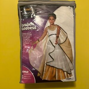 Spirit Halloween golden goddess girls costume